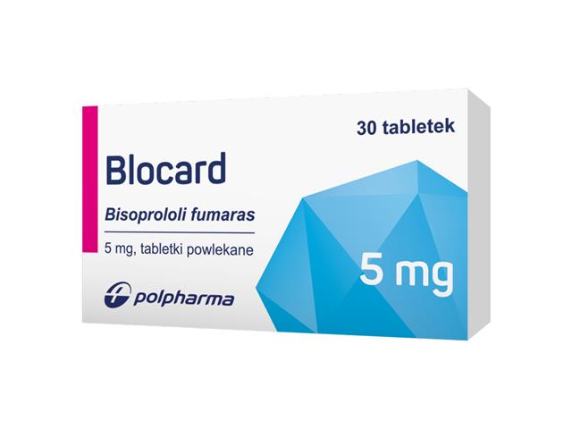 Blocard interakcje ulotka tabletki powlekane 5 mg 30 tabl.