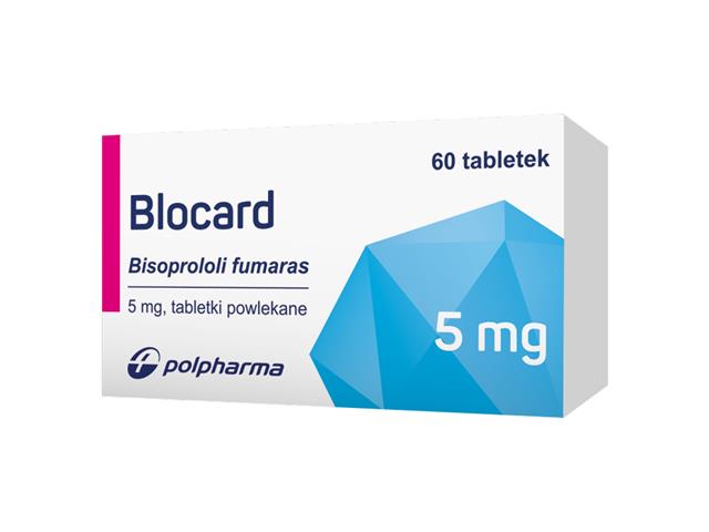 Blocard interakcje ulotka tabletki powlekane 5 mg 60 tabl.