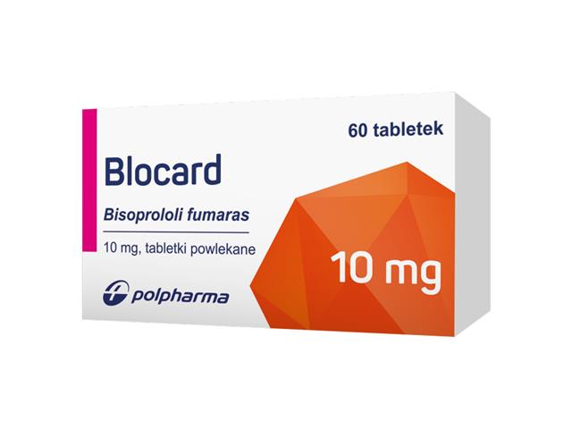 Blocard interakcje ulotka tabletki powlekane 10 mg 60 tabl.