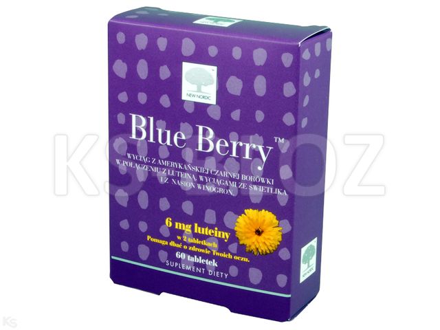 Blue Berry interakcje ulotka tabletki  60 tabl.