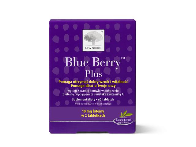 Blue Berry Plus interakcje ulotka tabletki  60 tabl.