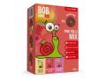 Bob Snail Fruit Rolls Mix zest. Przekąsek owoc. jabłkowo-gruszkowe, jabłkowo-malin., jabłkowo-trusk. interakcje ulotka przekąska  420 g
