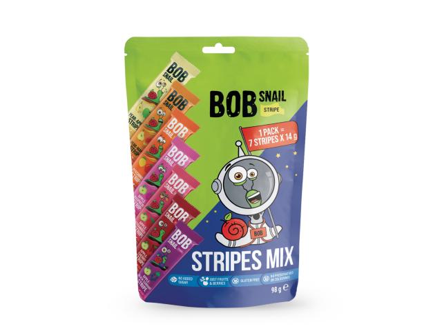 Bob Snail Fruit Rolls Mix Zestaw Przekąsek owocowych interakcje ulotka przekąska 98 g