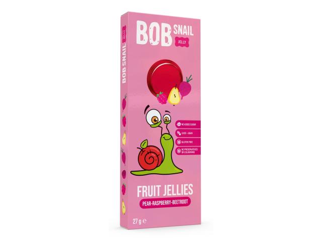 Bob Snail Galaretki gruszka, malina, burak interakcje ulotka galaretka - 27 g