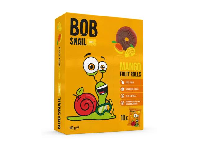 Bob Snail Przekąski mango interakcje ulotka przekąska - 100 g