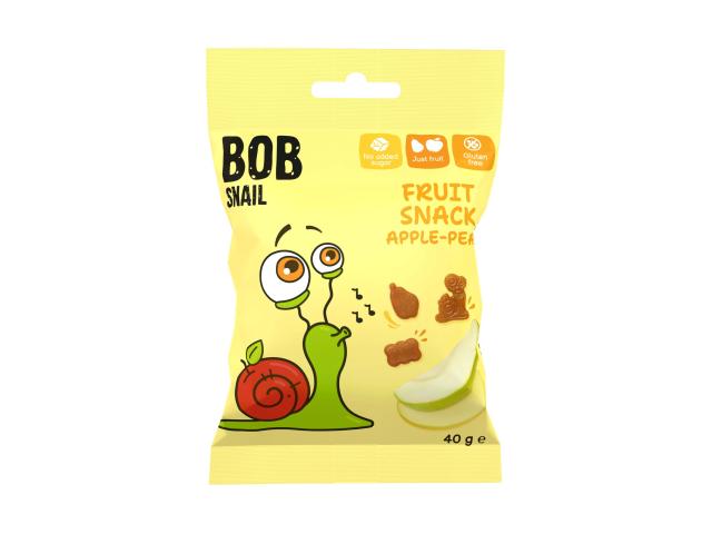 Bob Snail Żelki jabłkowo-gruszkowe interakcje ulotka żelki - 40 g