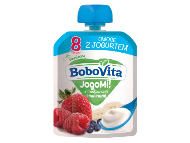BoboVita czerwone owoce z jogurtem 80Gx6 interakcje ulotka  - 1 szt.