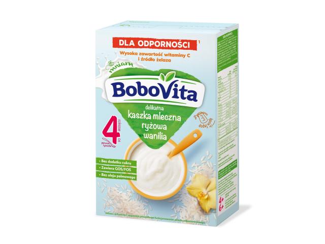 BoboVita Kaszka delikatna mleczna ryżowa wanilia po 4 miesiącu interakcje ulotka kaszka - 200 g