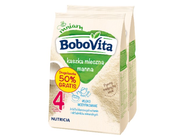 BoboVita Kaszka mleczna manna 2GA50PR interakcje ulotka  - 2 op. po 230 g