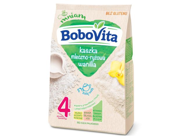 BoboVita Kaszka mleczno ryżowa wanilia po 4 miesiącu interakcje ulotka kaszka - 230 g