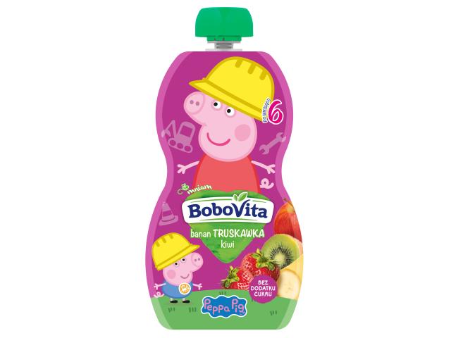 BoboVita Mus banan, truskawka, kiwi po 6 miesiącu interakcje ulotka mus - 100 g