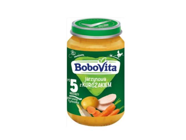 BoboVita Obiadek jarzynowa z kurczakiem po 5 miesiącu interakcje ulotka obiad - 190 g