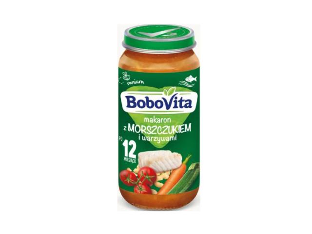 BoboVita Obiadek makaron z morszczukiem i warzywami interakcje ulotka obiad - 250 g