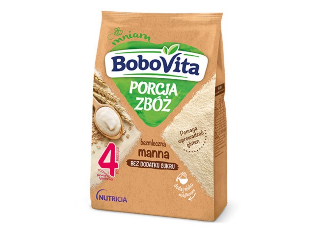 BoboVita Porcja Zbóż Kaszka mleczna manna 601791 interakcje ulotka  - 210 g