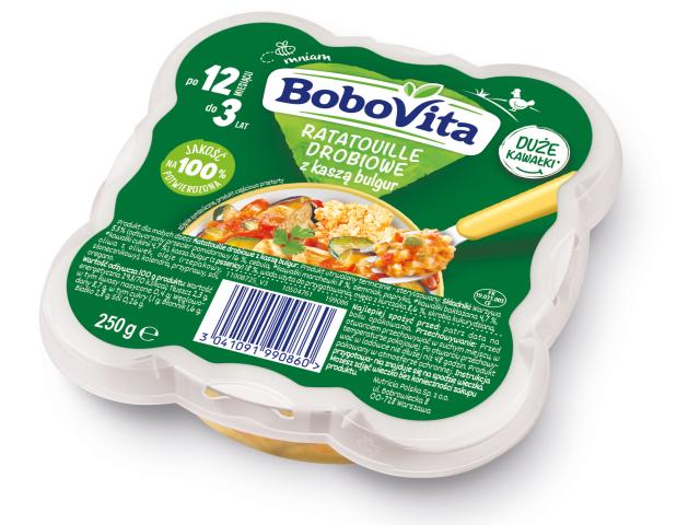 BoboVita ratatouille drobiowe z kaszą bulgur po 12 miesiącu interakcje ulotka obiad - 250 g