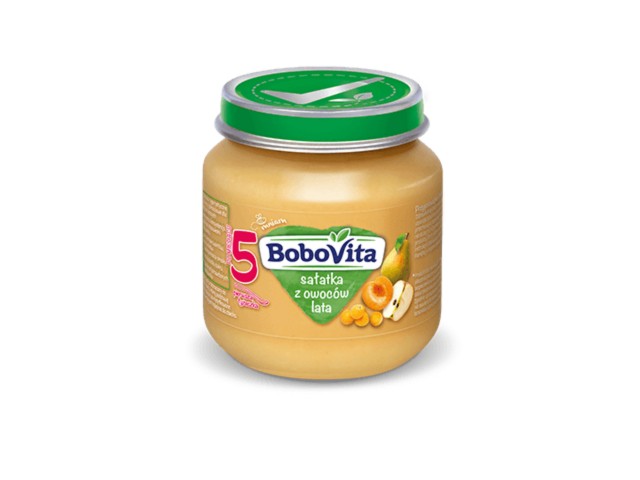 BoboVita Sałatka z owoców lata interakcje ulotka   125 g