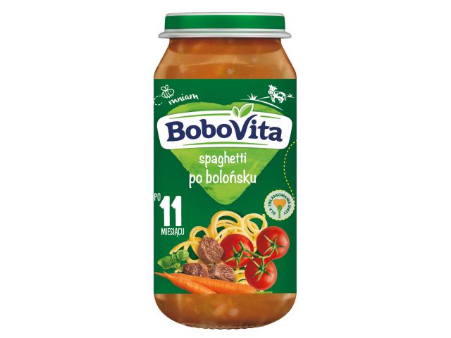 BoboVita spaghetti po bolońsku 11 m+ interakcje ulotka obiad - 250 g