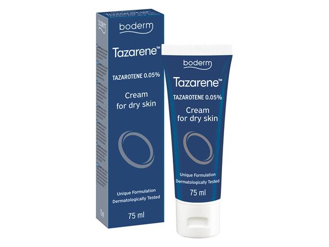 Boderm Tazarene Krem do skóry suchej 0,05% tazaroten interakcje ulotka   75 ml