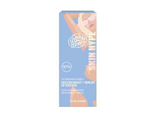 BODYBOOM Skin Hype Ultranawilżający dezodorant+serum w Kremie interakcje ulotka krem - 50 ml