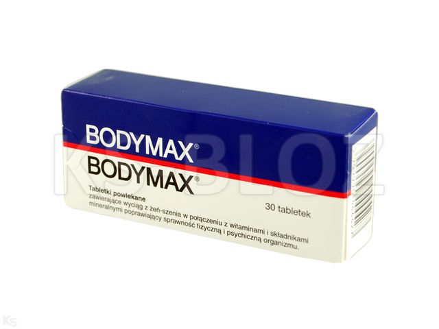 Bodymax interakcje ulotka tabletki powlekane  30 tabl. | blister