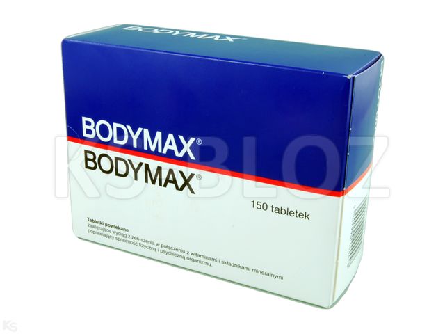 Bodymax interakcje ulotka tabletki powlekane  150 tabl. | blist.
