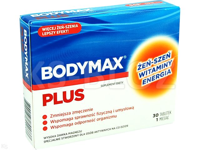 Bodymax Plus interakcje ulotka tabletki - 30 tabl.