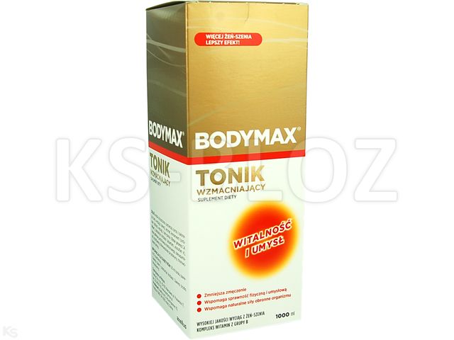 Bodymax Tonik interakcje ulotka   1 l