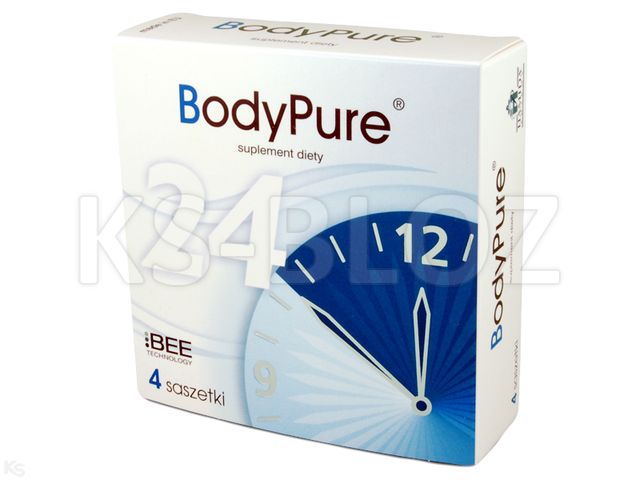 BodyPure 24 interakcje ulotka proszek  4 sasz.