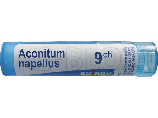 BOIRON Aconitum napellus 9 CH interakcje ulotka granulki  4 g