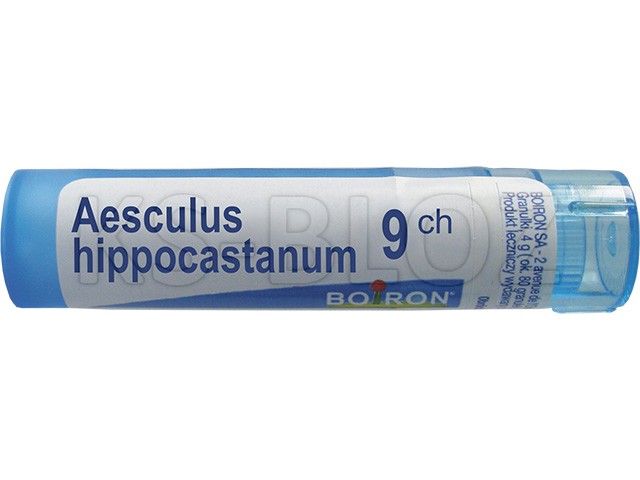 BOIRON Aesculus hippocastanum 9 CH interakcje ulotka granulki - 4 g