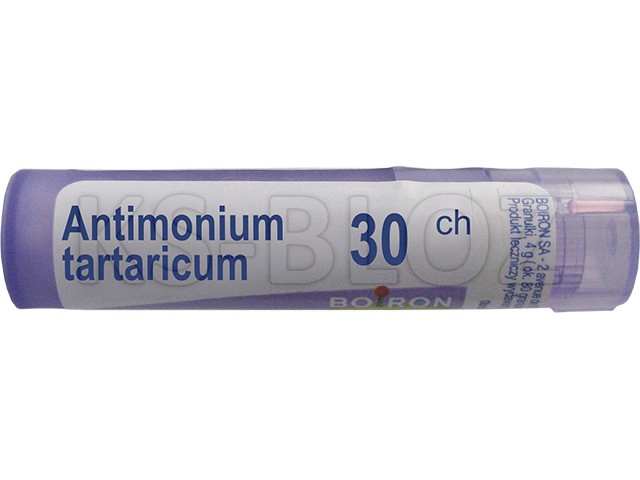 BOIRON Antimonium tartaricum 30 CH interakcje ulotka granulki - 4 g