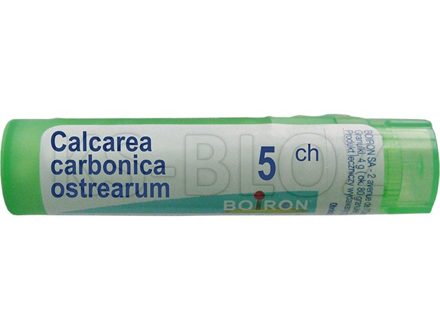 BOIRON Calcarea Carbonica Ostrearum 5 CH interakcje ulotka granulki - 4 g