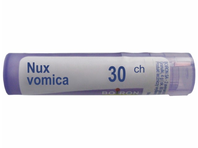 BOIRON Nux Vomica 30 CH interakcje ulotka granulki  4 g
