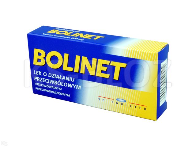 Bolinet interakcje ulotka tabletki powlekane 200 mg 10 tabl.