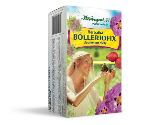 Bolleriofix Herbatka interakcje ulotka  2 g 20 toreb.