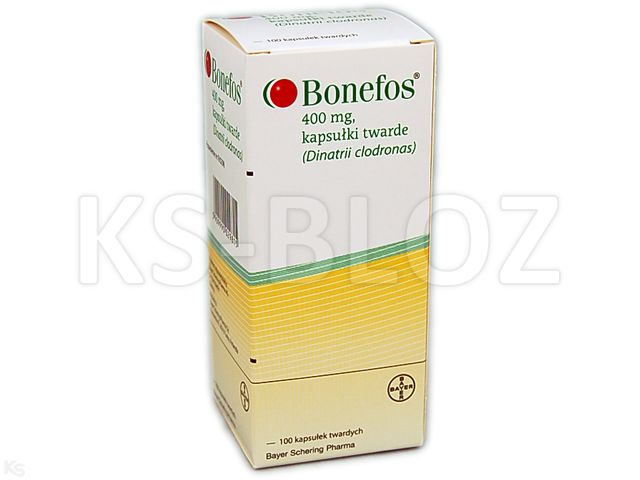 Bonefos interakcje ulotka kapsułki twarde 400 mg 100 kaps. | butelka