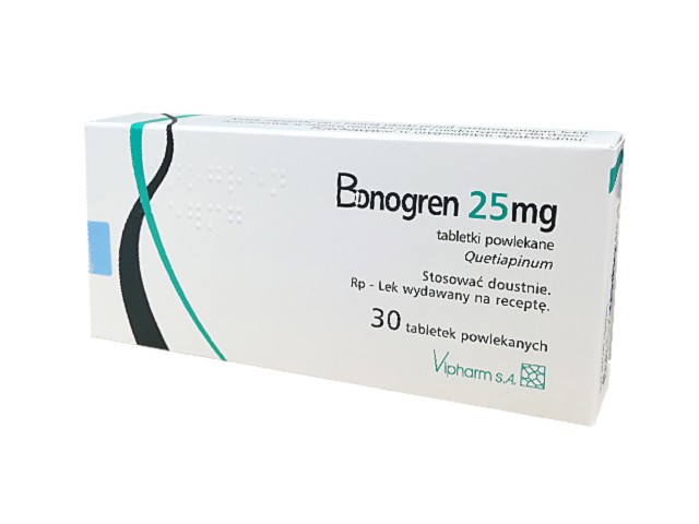 Bonogren interakcje ulotka tabletki powlekane 25 mg 30 tabl. (3 blist. po 10 tabl.)