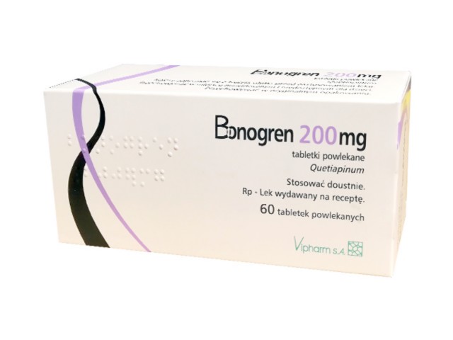 Bonogren interakcje ulotka tabletki powlekane 200 mg 60 tabl. (6 blist. po 10 tabl.)