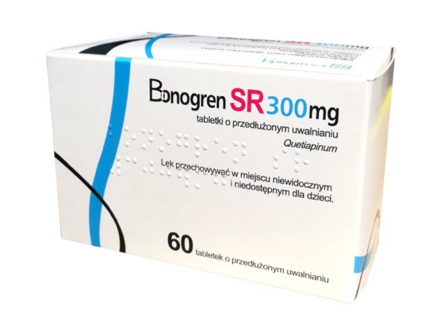 Bonogren SR interakcje ulotka tabletki o przedłużonym uwalnianiu 300 mg 60 tabl.