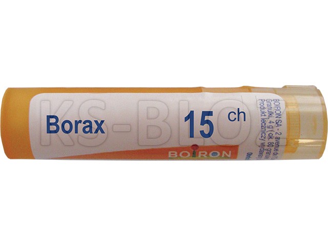 Borax 15 CH interakcje ulotka granulki  4 g