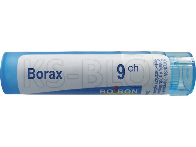Borax 9 CH interakcje ulotka granulki  4 g