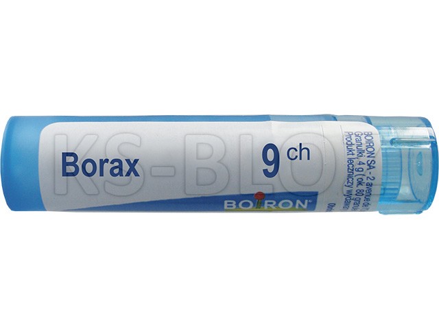 Borax 9 CH interakcje ulotka granulki - 4 g