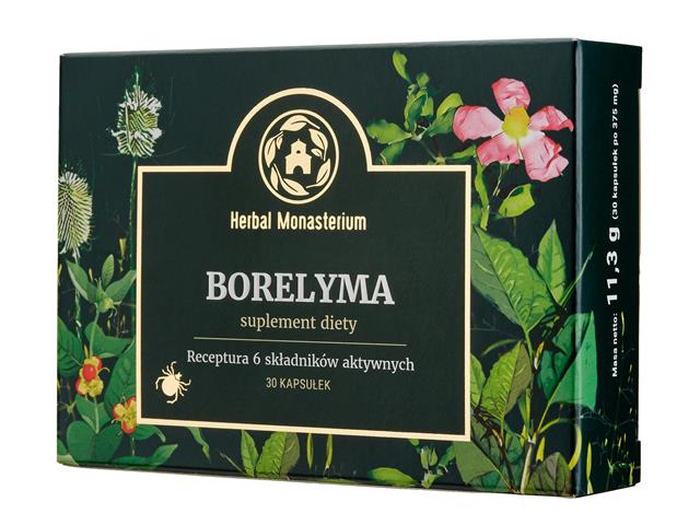 Borelyma interakcje ulotka kapsułki - 30 kaps.