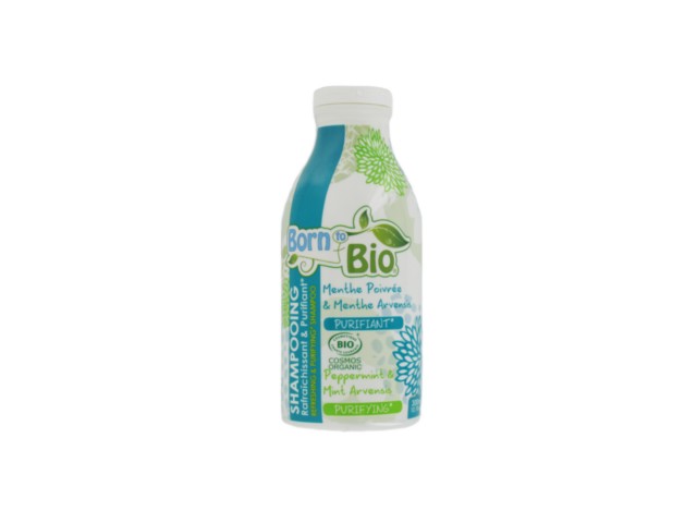 BORN TO BIO Szampon oczyszający z miętą interakcje ulotka   300 ml