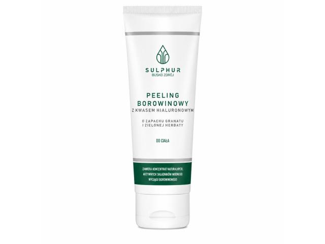 Borowinowy Peeling z kwasem hialuronowym o zapachu granatu i zielonej herbaty interakcje ulotka peeling 200 g