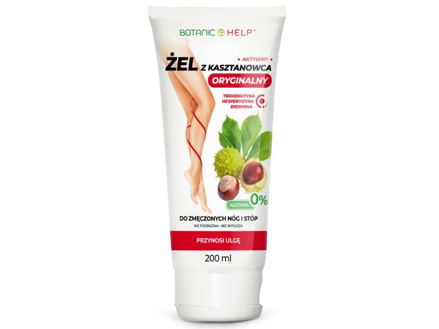 Botanic Help Aktywny Oryginalny Żel z kasztanowca interakcje ulotka żel  200 ml