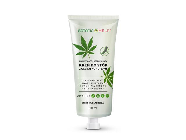 Botanic Help Krem do stóp i pękających pięt zmiękczająco-regenerujący z olejem konopnym interakcje ulotka krem - 100 ml