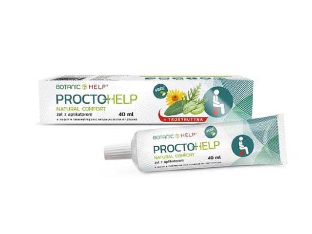 Botanic Help Proctohelp Natural Comfort Żel z aplikatorem interakcje ulotka żel - 40 ml