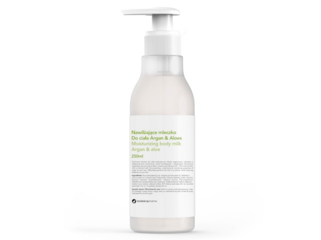 BOTANICAPHARMA ARGAN & ALOES Mleczko d/ciała nawilżające interakcje ulotka mleczko - 250 ml