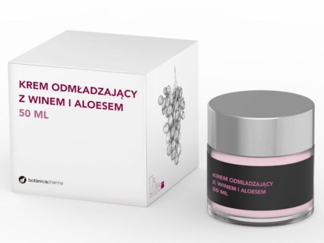 BOTANICAPHARMA Krem odmładzający z winem i aloesem interakcje ulotka krem - 50 ml (słoik karton)
